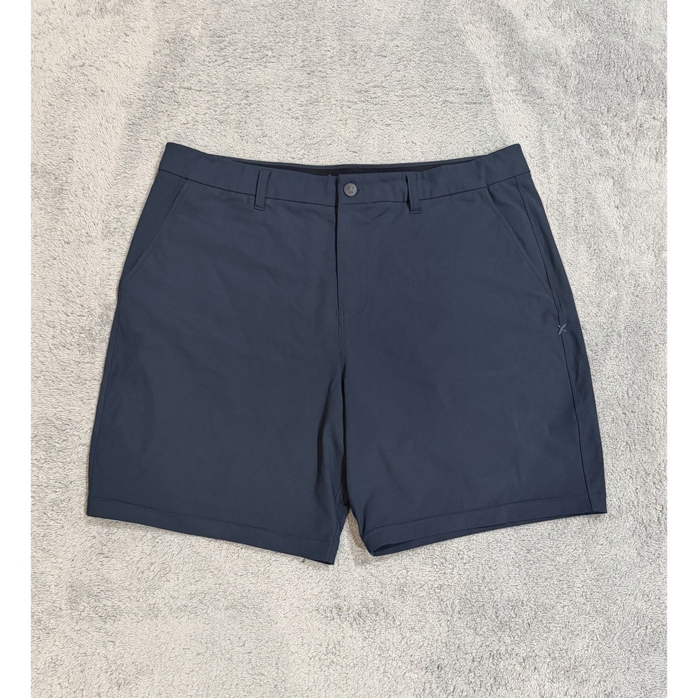 Bad Birdie Golf Men's 38 Chino Performance Shorts Preppy Zip Fly 8" Inseam *READ